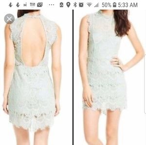 Free people mint green dress NWT